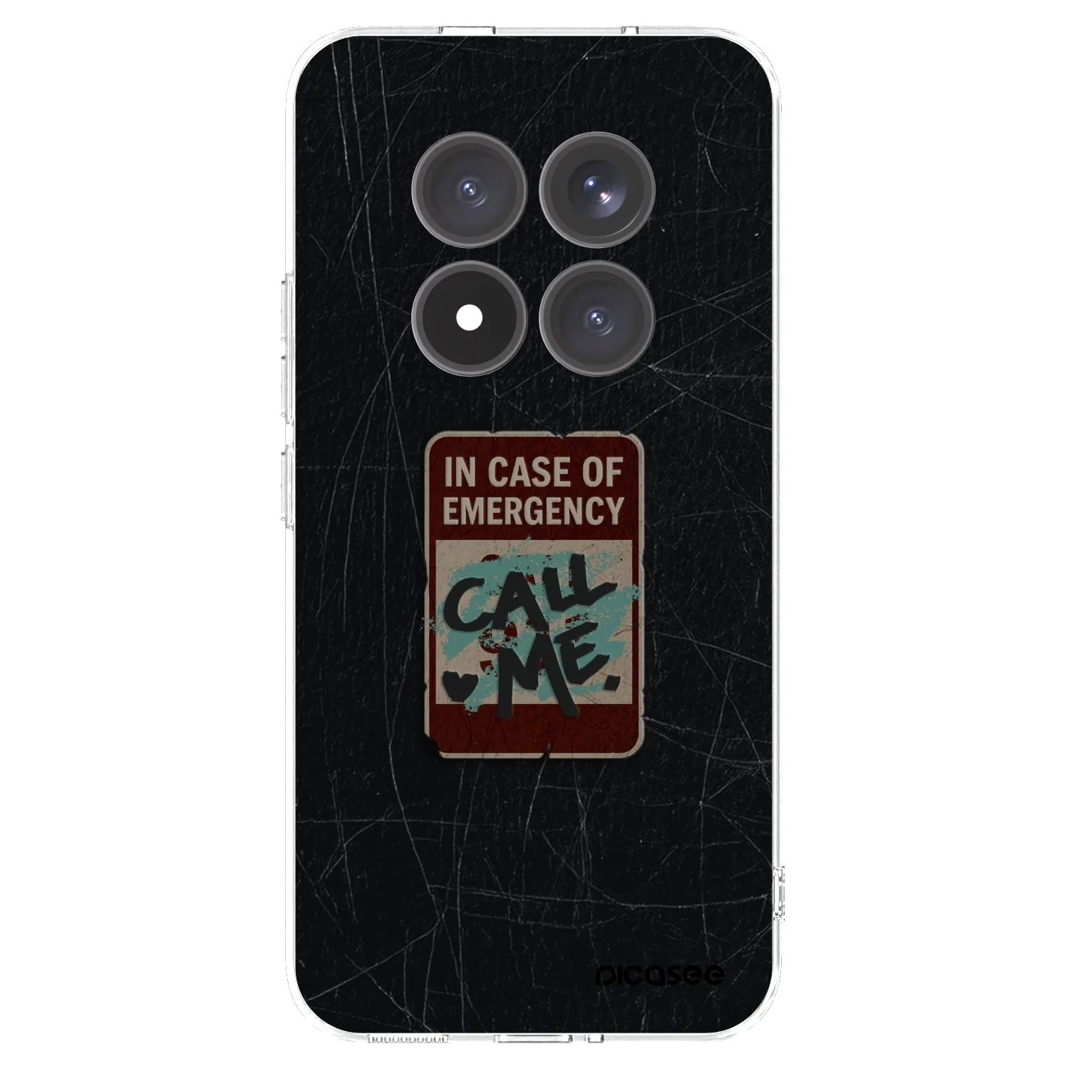 Picasee átlátszó szilikon tok az alábbi mobiltelefonokra Xiaomi Redmi Note 15 Pro+ - EMERGENCY