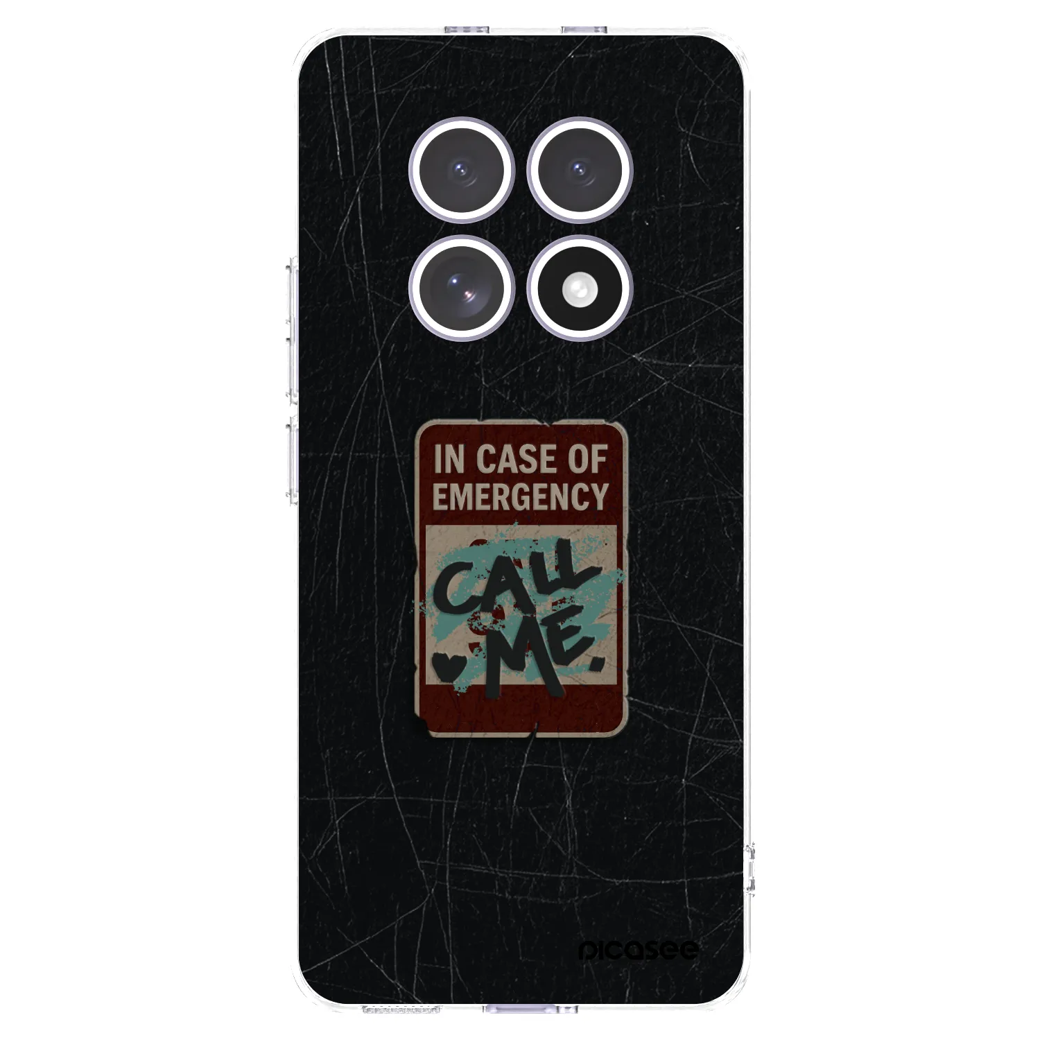 Picasee átlátszó szilikon tok az alábbi mobiltelefonokra Xiaomi Redmi Note 15 - EMERGENCY