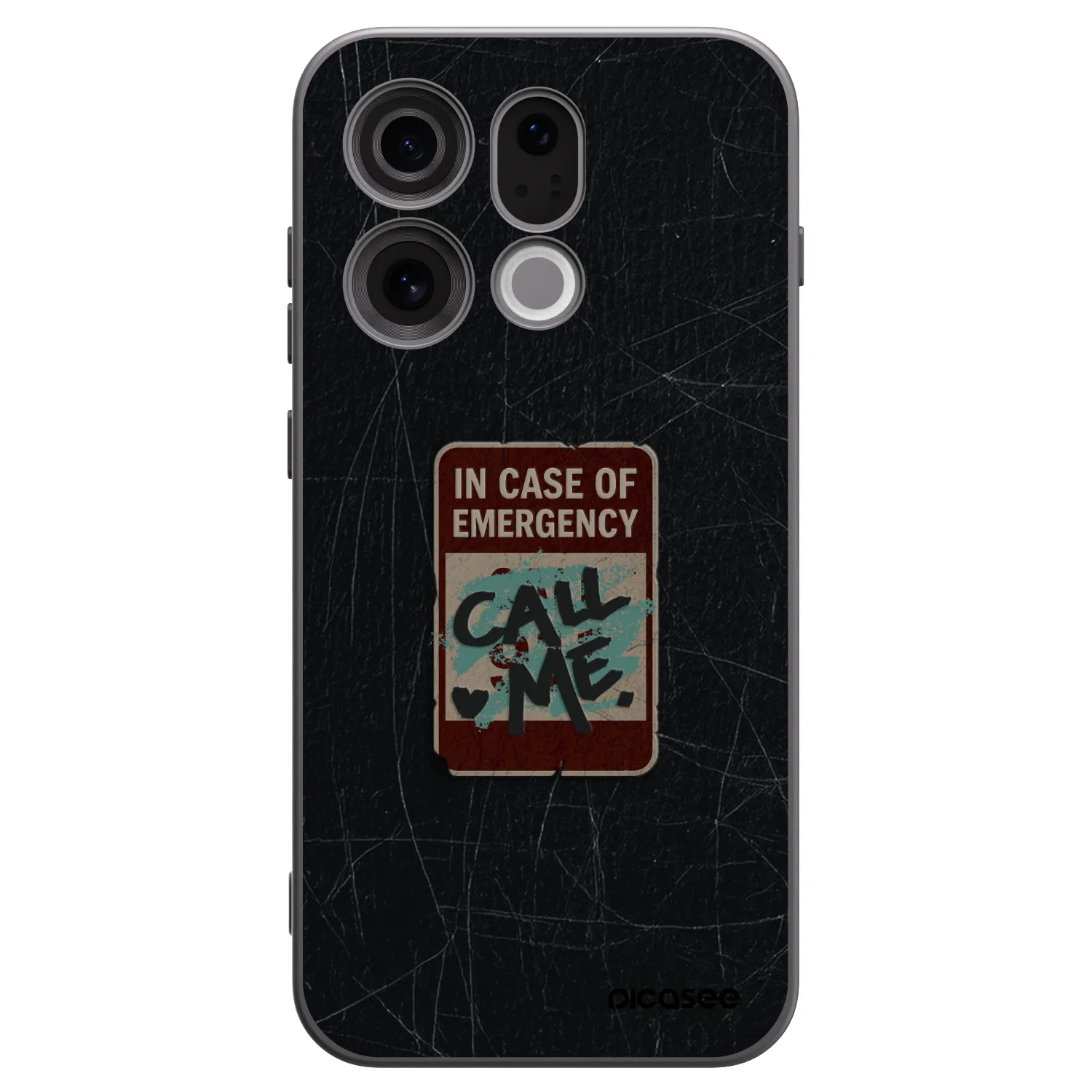 Picasee fekete szilikon tok az alábbi mobiltelefonokra OPPO Find X9 - EMERGENCY