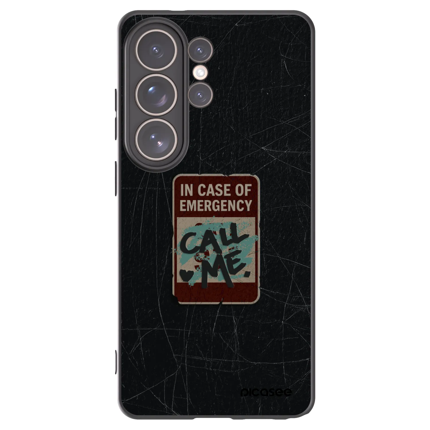 Picasee fekete szilikon tok az alábbi mobiltelefonokra Samsung Galaxy S26 Ultra - EMERGENCY