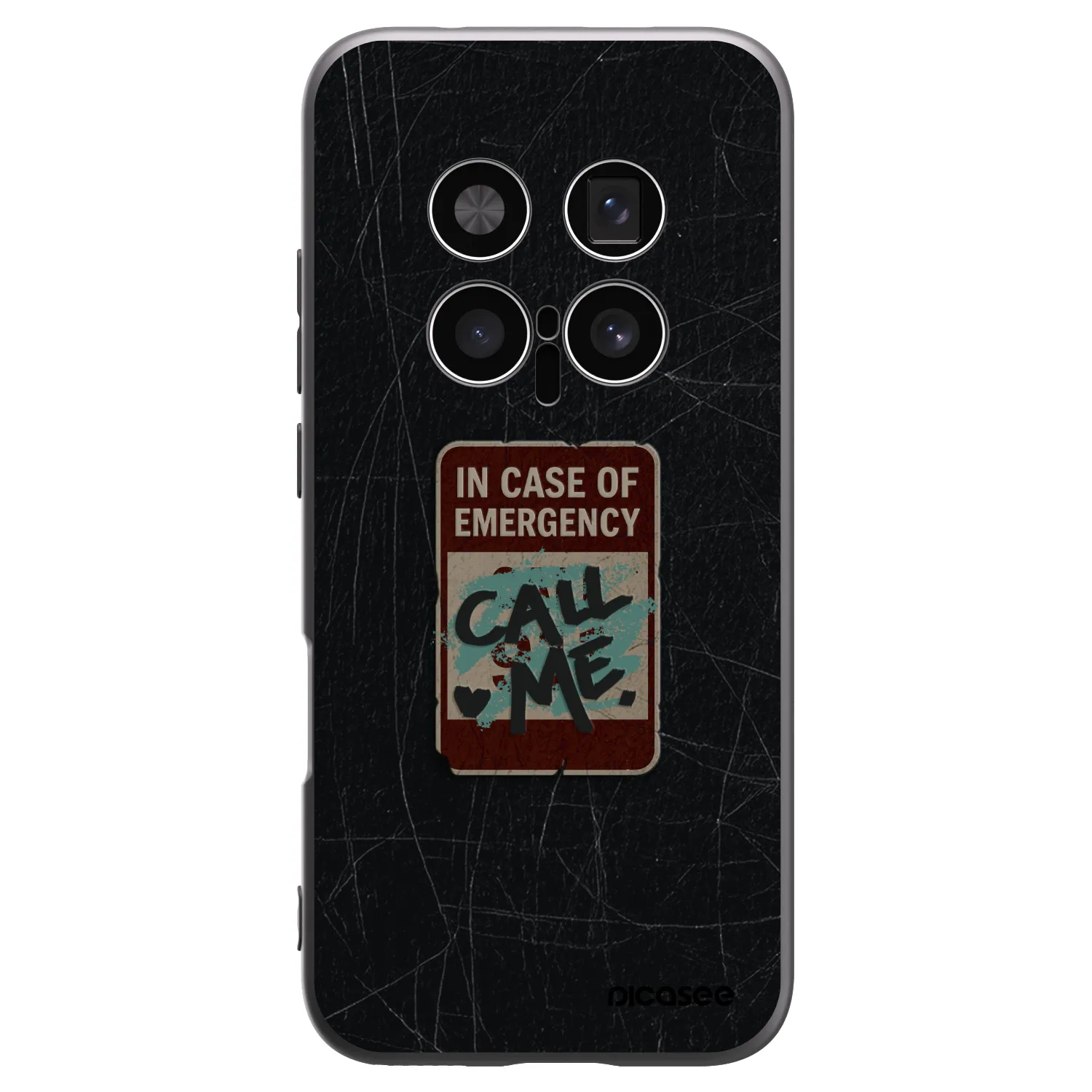 Picasee fekete szilikon tok az alábbi mobiltelefonokra Honor Magic8 Pro 5G - EMERGENCY