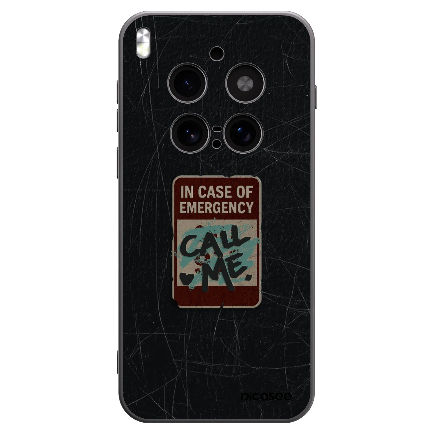 Picasee fekete szilikon tok az alábbi mobiltelefonokra Vivo X300 Pro - EMERGENCY