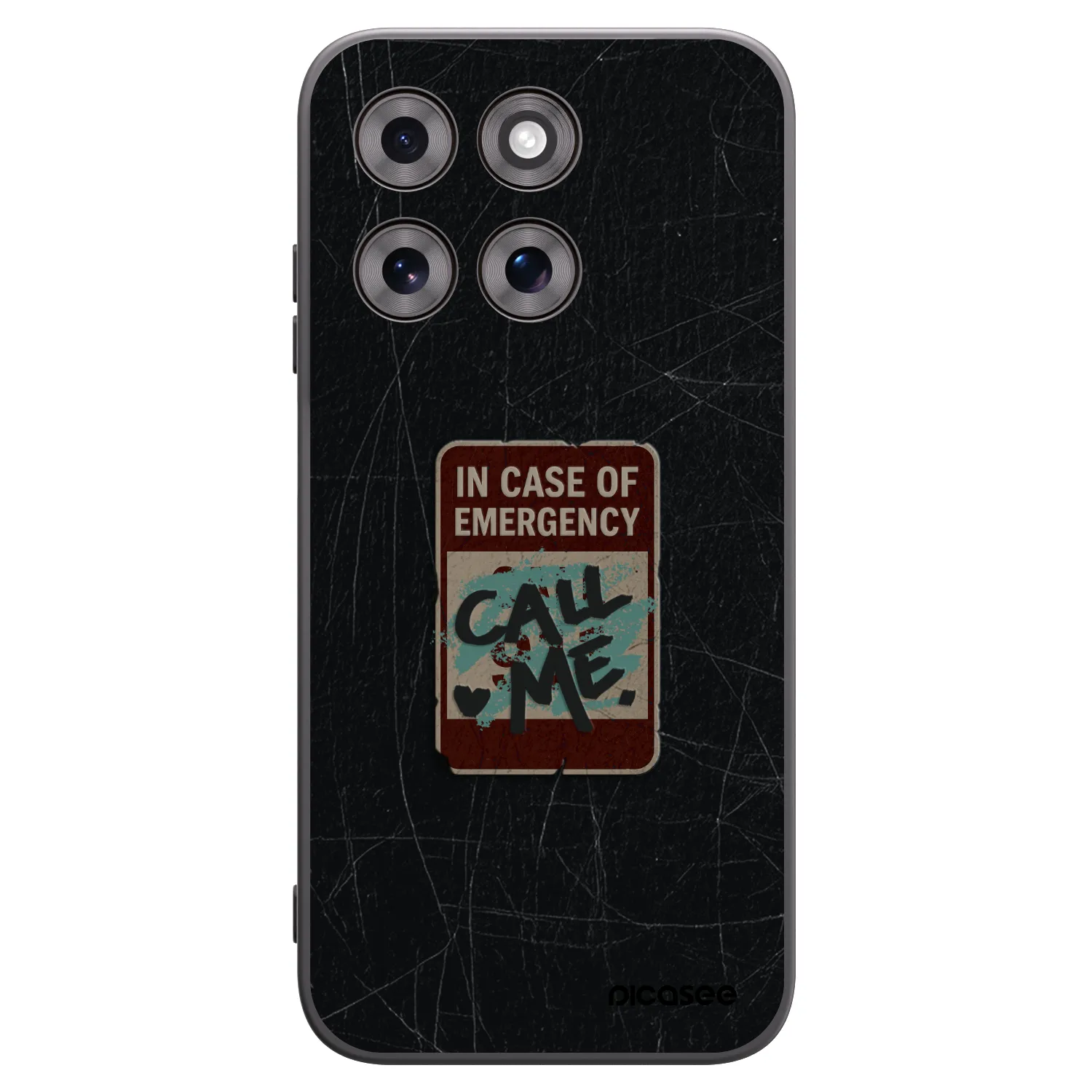 Picasee fekete szilikon tok az alábbi mobiltelefonokra Motorola Moto G77 - EMERGENCY