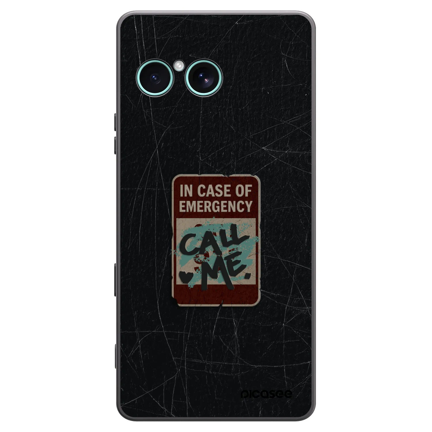 Picasee fekete szilikon tok az alábbi mobiltelefonokra Sony Xperia 10 VII - EMERGENCY