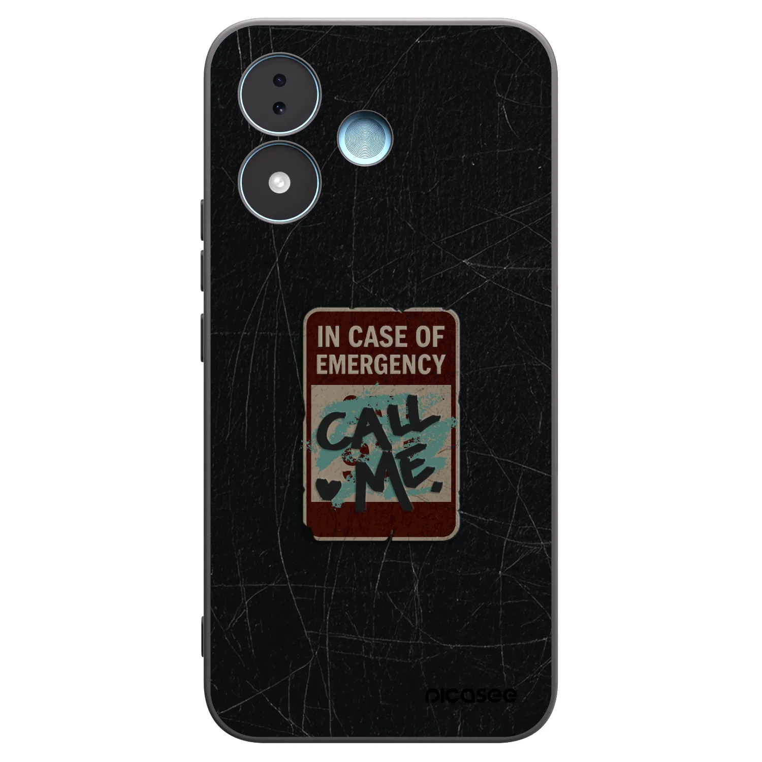 Picasee fekete szilikon tok az alábbi mobiltelefonokra Xiaomi Redmi Note 17 5G - EMERGENCY