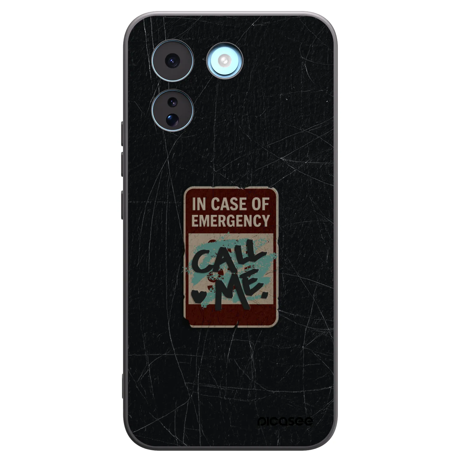 Picasee fekete szilikon tok az alábbi mobiltelefonokra Xiaomi Redmi Note 17 Pro MAX 5G - EMERGENCY