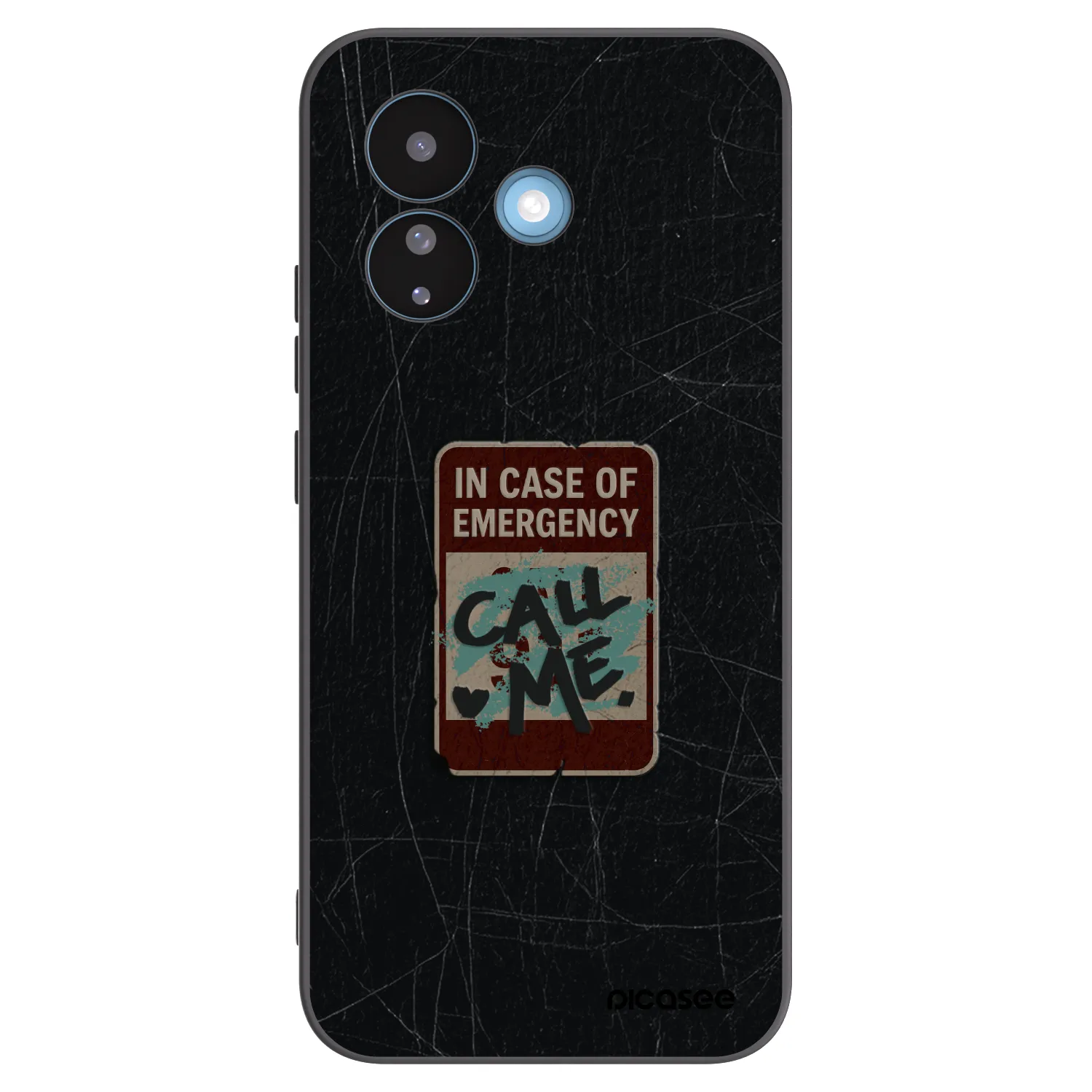 Picasee fekete szilikon tok az alábbi mobiltelefonokra Xiaomi Redmi Note 17 Pro 5G - EMERGENCY