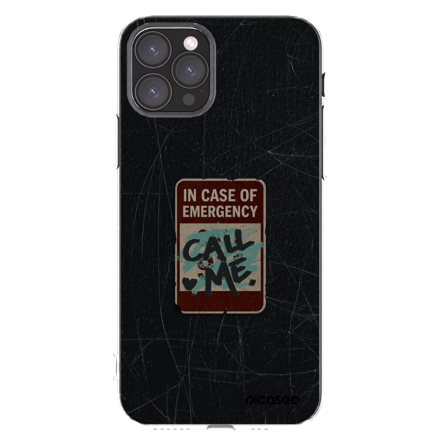 Picasee átlátszó szilikon tok az alábbi mobiltelefonokra Apple iPhone 11 Pro - EMERGENCY