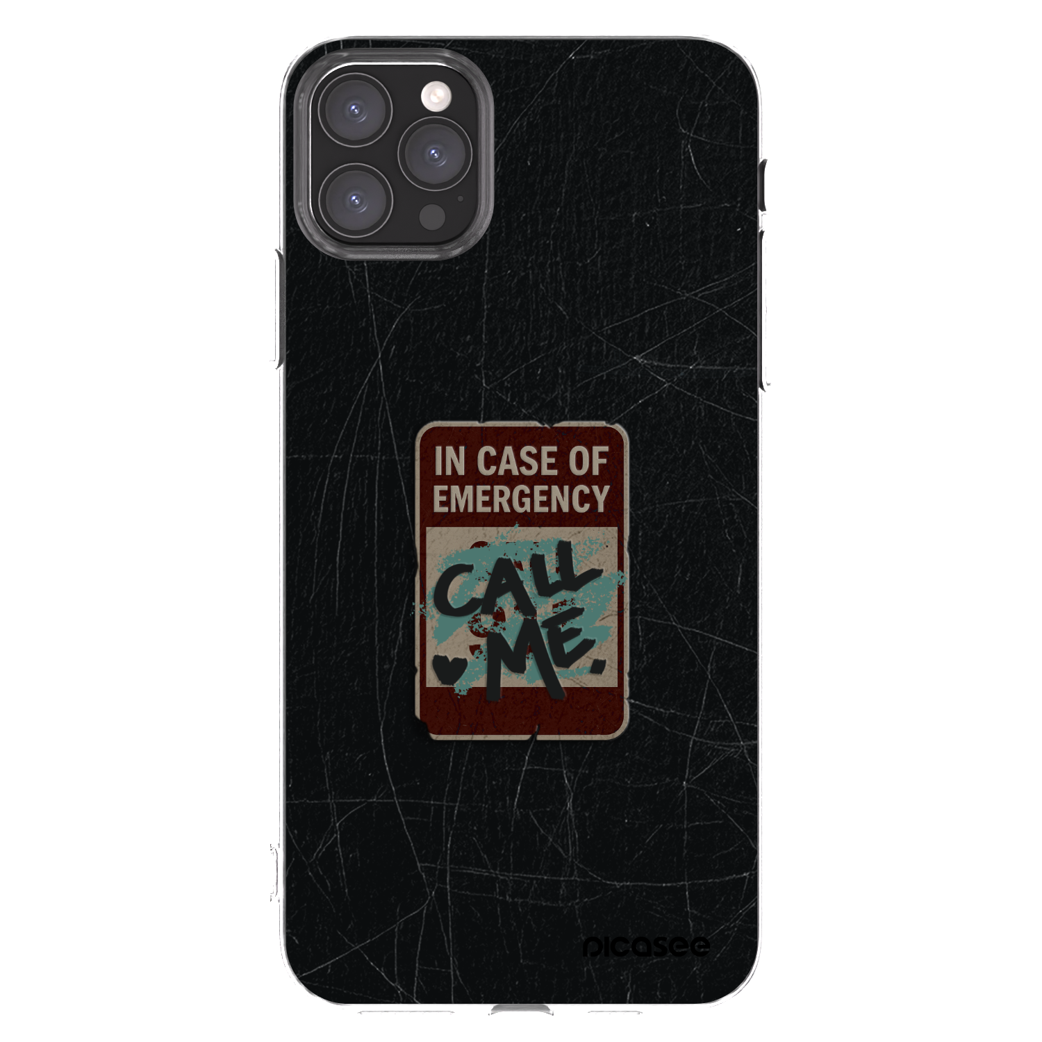 Picasee átlátszó szilikon tok az alábbi mobiltelefonokra Apple iPhone 11 Pro Max - EMERGENCY