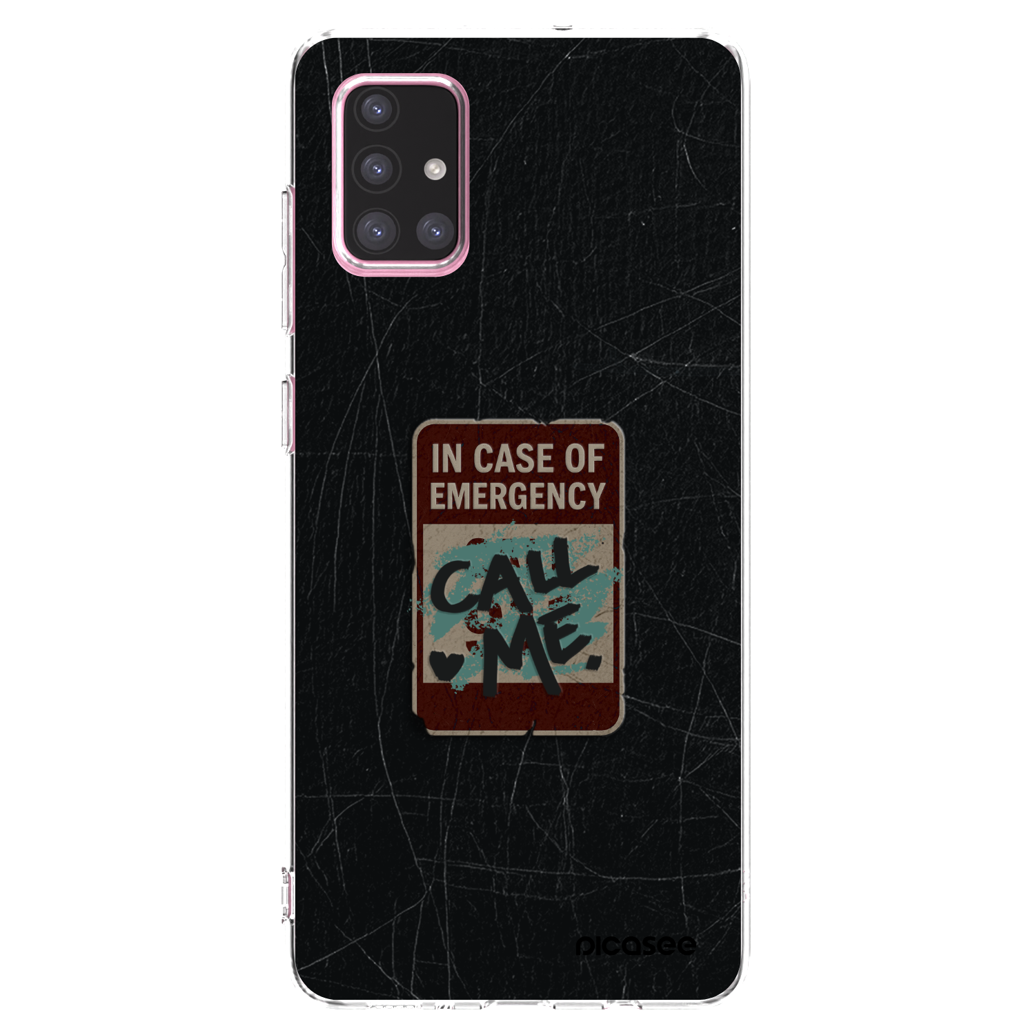 Picasee átlátszó szilikon tok az alábbi mobiltelefonokra Samsung Galaxy A71 A715F - EMERGENCY