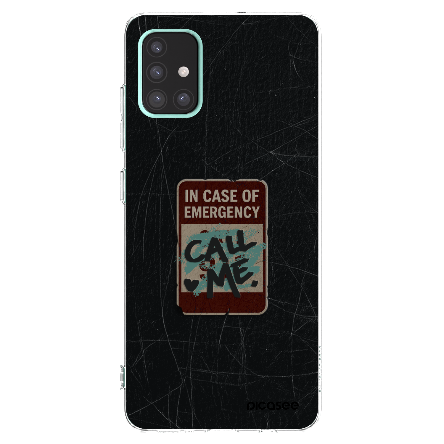 Picasee átlátszó szilikon tok az alábbi mobiltelefonokra Samsung Galaxy A51 A515F - EMERGENCY