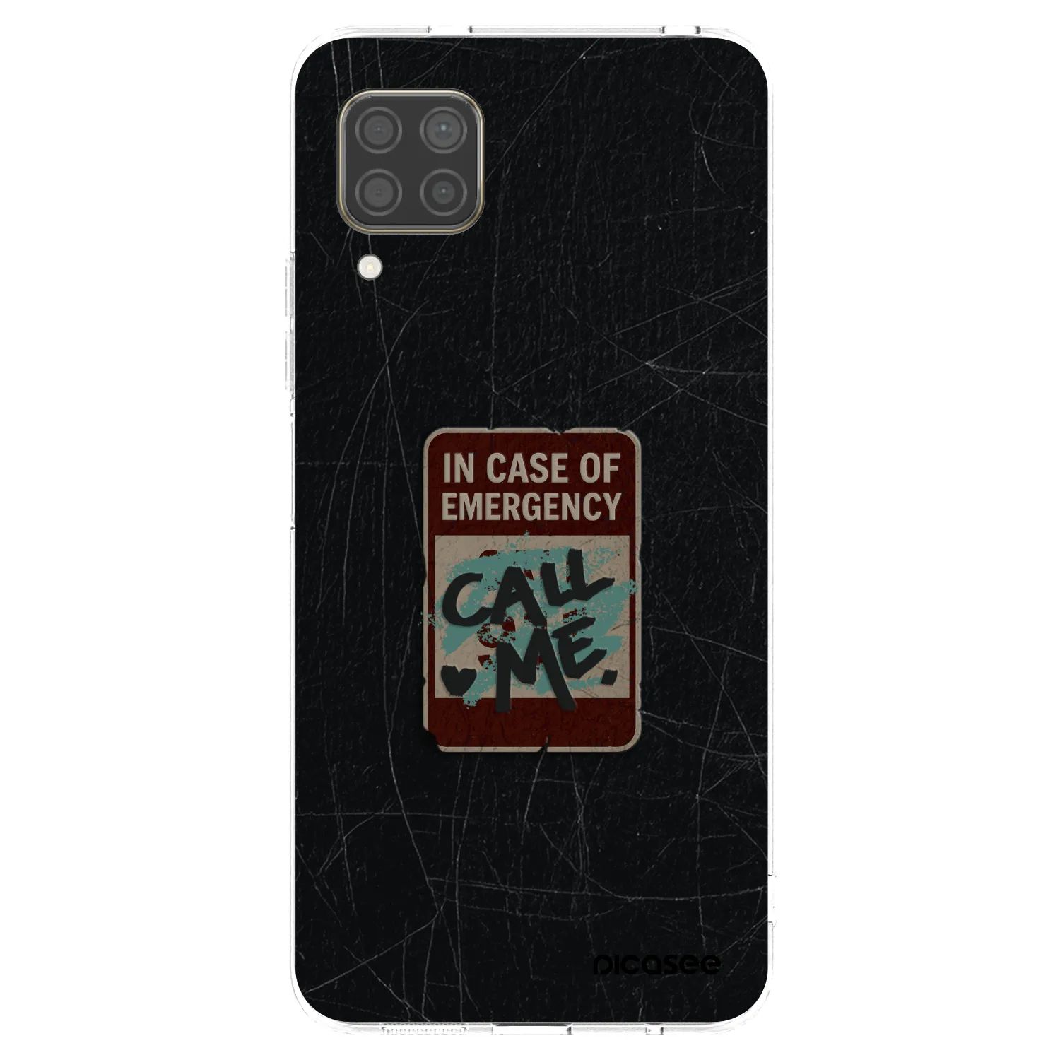 Picasee átlátszó szilikon tok az alábbi mobiltelefonokra Huawei P40 Lite - EMERGENCY