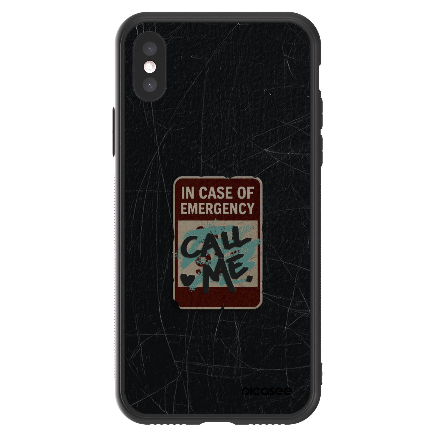 Picasee ULTIMATE CASE Apple iPhone X/XS - készülékre - EMERGENCY