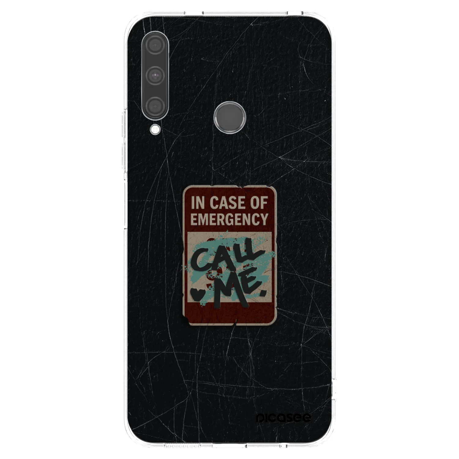 Picasee átlátszó szilikon tok az alábbi mobiltelefonokra Huawei P40 Lite E - EMERGENCY
