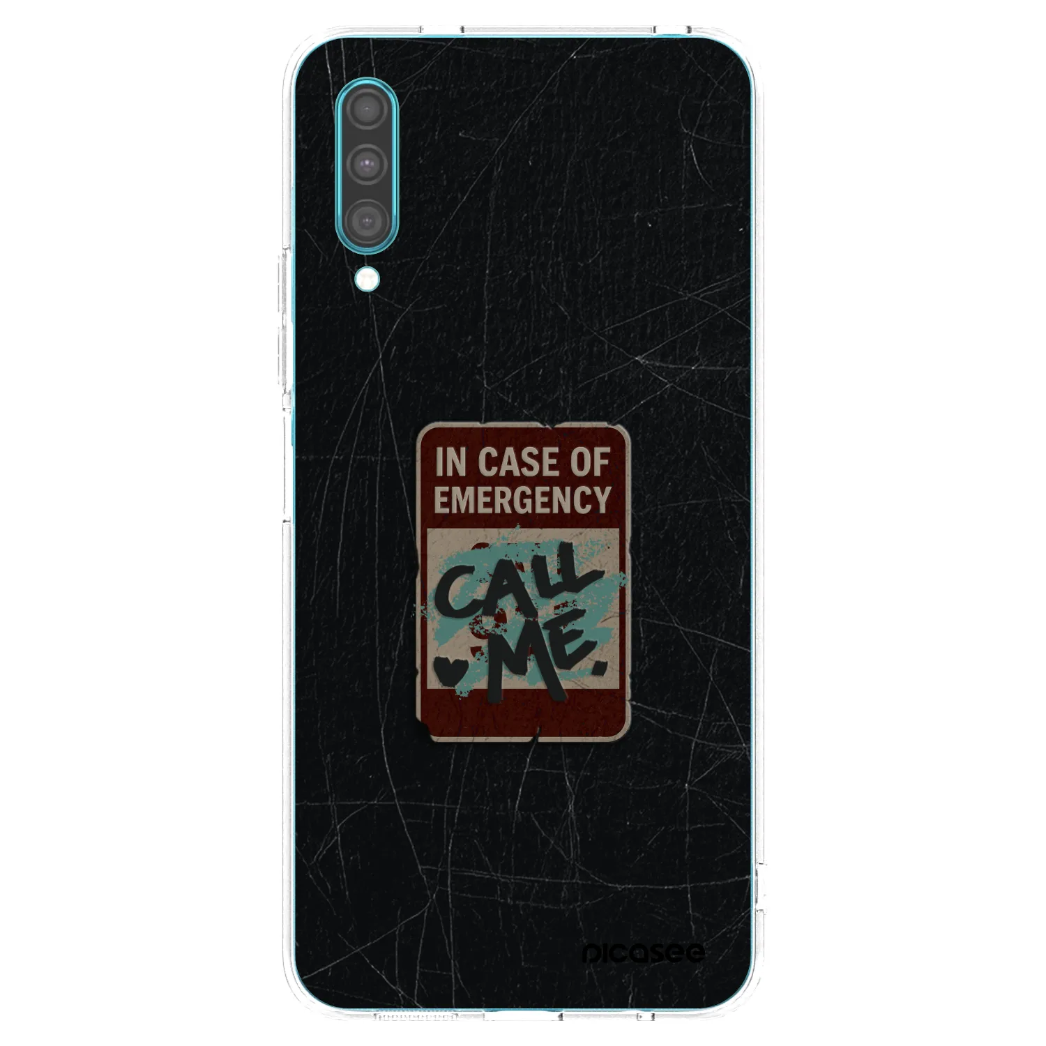 Picasee átlátszó szilikon tok az alábbi mobiltelefonokra Samsung Galaxy A30s A307F - EMERGENCY
