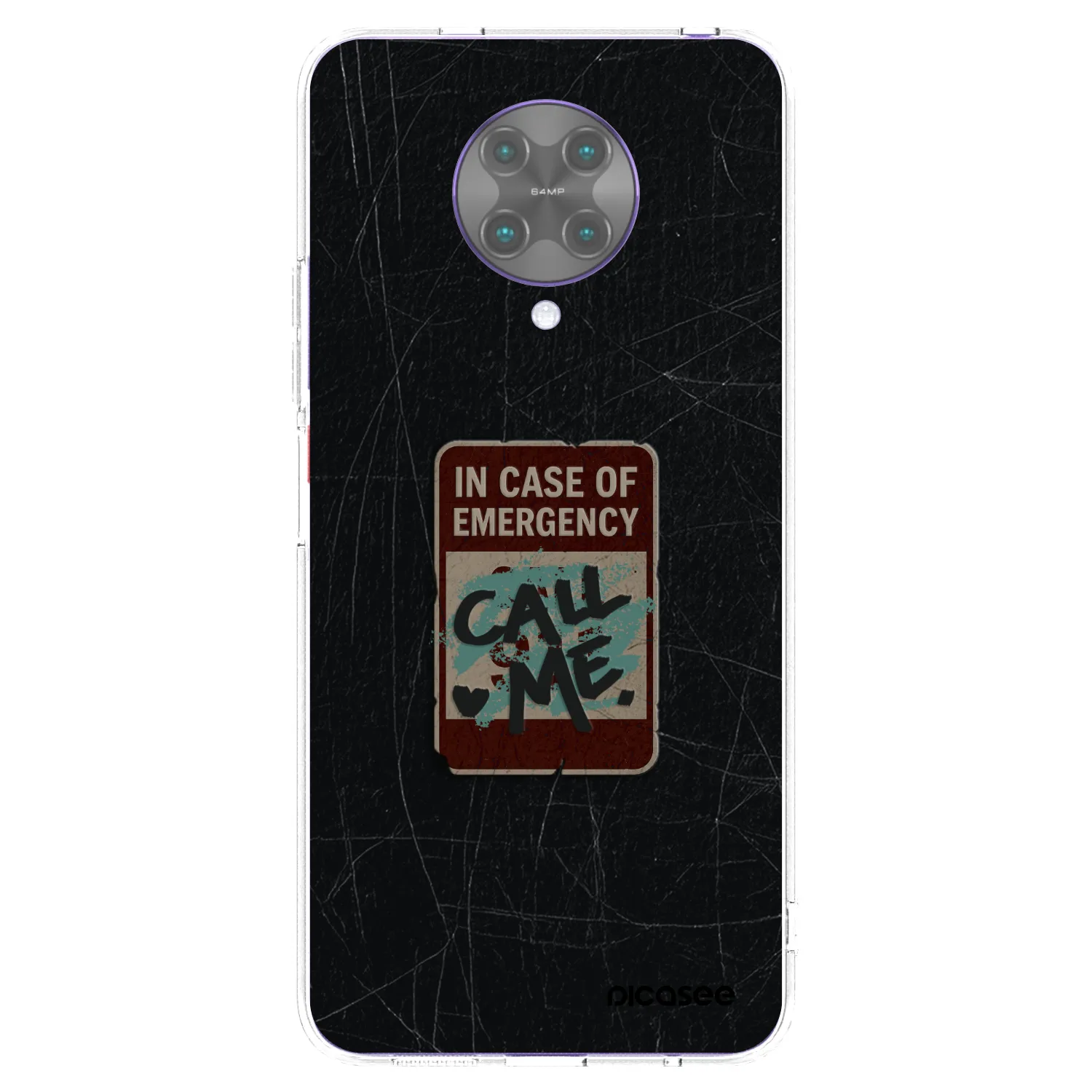 Picasee átlátszó szilikon tok az alábbi mobiltelefonokra Xiaomi Poco F2 Pro - EMERGENCY