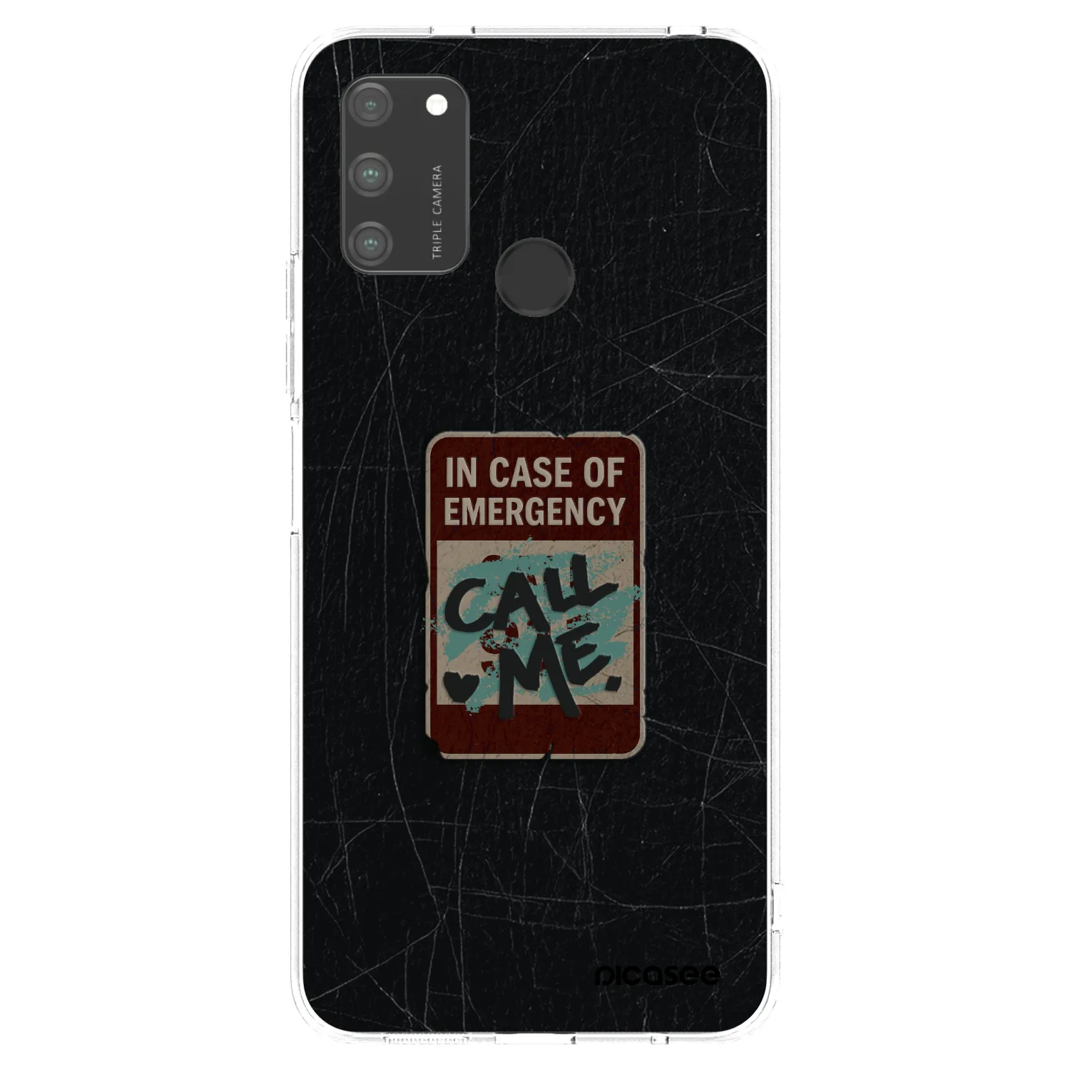 Picasee átlátszó szilikon tok az alábbi mobiltelefonokra Honor 9A - EMERGENCY