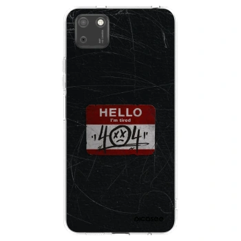 Picasee átlátszó szilikon tok az alábbi mobiltelefonokra Huawei Y5P - HELLO 404