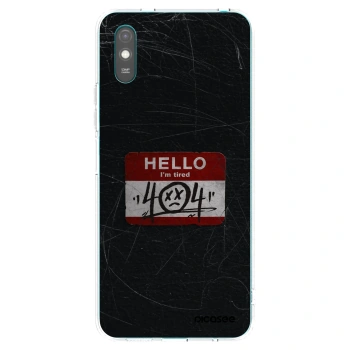 Picasee átlátszó szilikon tok az alábbi mobiltelefonokra Xiaomi Redmi 9A - HELLO 404