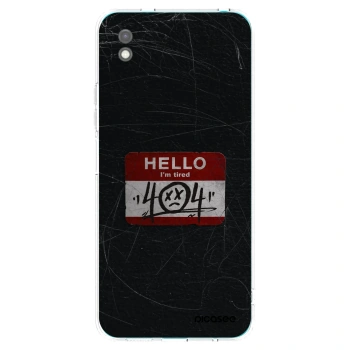 Picasee fekete szilikon tok az alábbi mobiltelefonokra Xiaomi Redmi 9A - HELLO 404