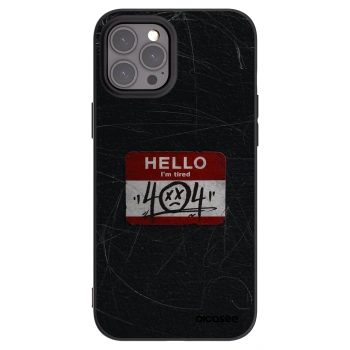 Picasee fekete szilikon tok az alábbi mobiltelefonokra Apple iPhone 12 Pro Max - HELLO 404