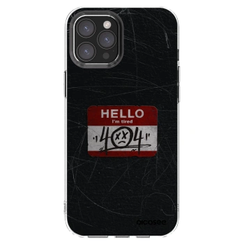 Picasee átlátszó szilikon tok az alábbi mobiltelefonokra Apple iPhone 12 Pro Max - HELLO 404