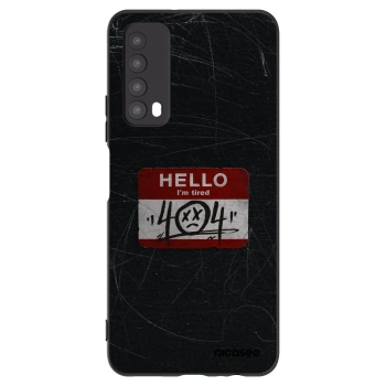 Picasee fekete szilikon tok az alábbi mobiltelefonokra Huawei P Smart 2021 - HELLO 404