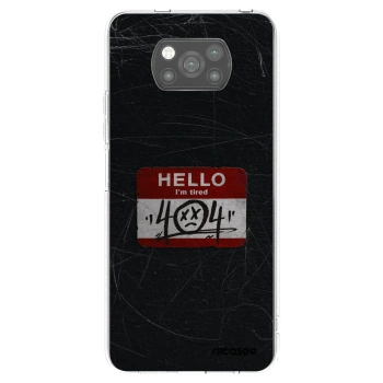 Picasee fekete szilikon tok az alábbi mobiltelefonokra Xiaomi Poco X3 Pro - HELLO 404