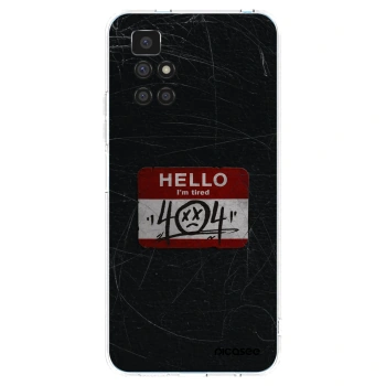 Picasee átlátszó szilikon tok az alábbi mobiltelefonokra Xiaomi Redmi 10 - HELLO 404