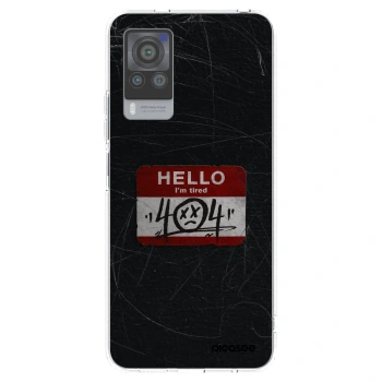 Picasee átlátszó szilikon tok az alábbi mobiltelefonokra Vivo X60 Pro 5G - HELLO 404