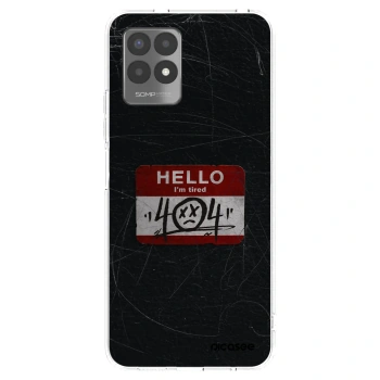 Picasee átlátszó szilikon tok az alábbi mobiltelefonokra Realme 8i - HELLO 404
