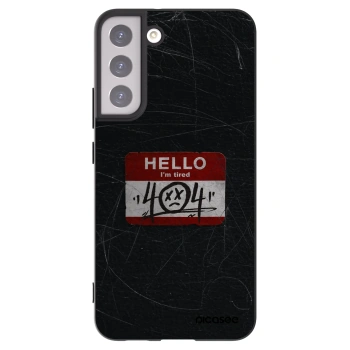 Picasee fekete szilikon tok az alábbi mobiltelefonokra Samsung Galaxy S22+ 5G - HELLO 404