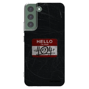 Picasee átlátszó szilikon tok az alábbi mobiltelefonokra Samsung Galaxy S22+ 5G - HELLO 404