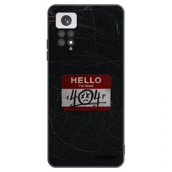 Picasee fekete szilikon tok az alábbi mobiltelefonokra Xiaomi Redmi Note 11 - HELLO 404