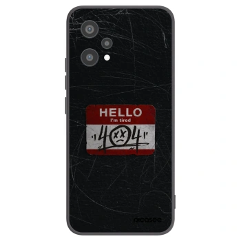 Picasee fekete szilikon tok az alábbi mobiltelefonokra Realme 9 Pro 5G - HELLO 404