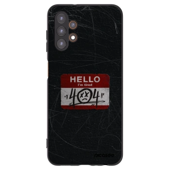 Picasee fekete szilikon tok az alábbi mobiltelefonokra Samsung Galaxy A13 4G A135 - HELLO 404