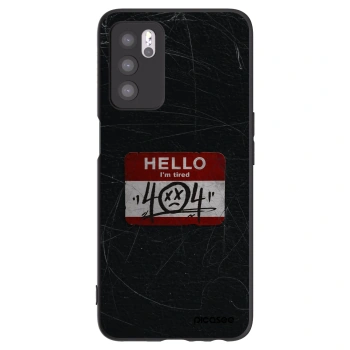 Picasee fekete szilikon tok az alábbi mobiltelefonokra OPPO A16s - HELLO 404