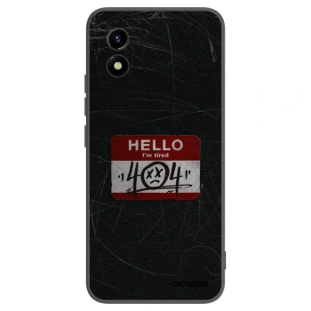 Picasee fekete szilikon tok az alábbi mobiltelefonokra Vivo Y01 - HELLO 404
