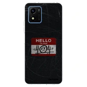 Picasee átlátszó szilikon tok az alábbi mobiltelefonokra Vivo Y01 - HELLO 404