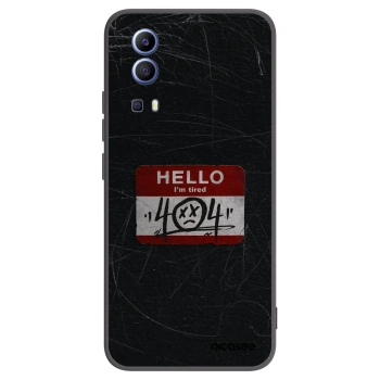 Picasee fekete szilikon tok az alábbi mobiltelefonokra Vivo Y52 5G - HELLO 404