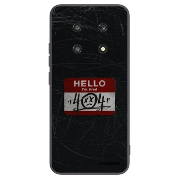 Picasee fekete szilikon tok az alábbi mobiltelefonokra Honor Magic4 Lite 5G - HELLO 404