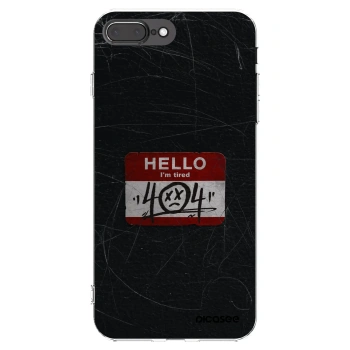 Picasee átlátszó szilikon tok az alábbi mobiltelefonokra Apple iPhone 8 Plus - HELLO 404