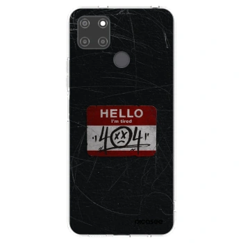 Picasee átlátszó szilikon tok az alábbi mobiltelefonokra Realme C21Y - HELLO 404