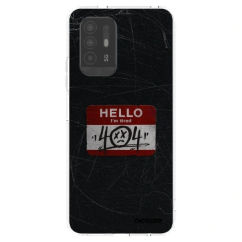 Picasee átlátszó szilikon tok az alábbi mobiltelefonokra OPPO A94 5G - HELLO 404