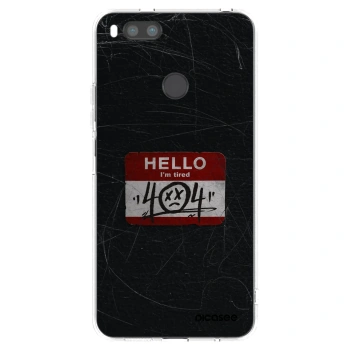 Picasee átlátszó szilikon tok az alábbi mobiltelefonokra Xiaomi Redmi A1 - HELLO 404