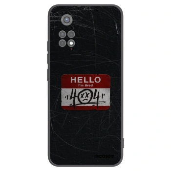 Picasee fekete szilikon tok az alábbi mobiltelefonokra Xiaomi Redmi Note 11S 5G - HELLO 404