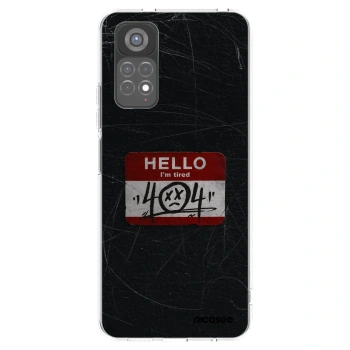 Picasee átlátszó szilikon tok az alábbi mobiltelefonokra Xiaomi Redmi Note 11S 5G - HELLO 404