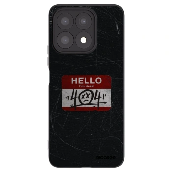 Picasee fekete szilikon tok az alábbi mobiltelefonokra Honor X8a - HELLO 404