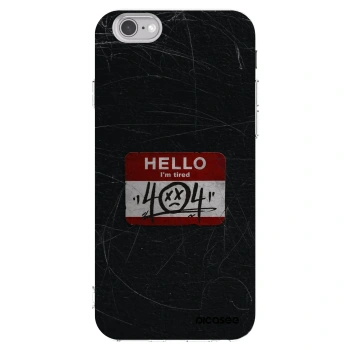 Picasee átlátszó szilikon tok az alábbi mobiltelefonokra Apple iPhone 6/6S - HELLO 404