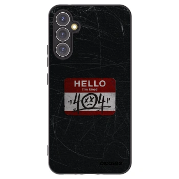Picasee fekete szilikon tok az alábbi mobiltelefonokra Samsung Galaxy A34 5G A346B - HELLO 404